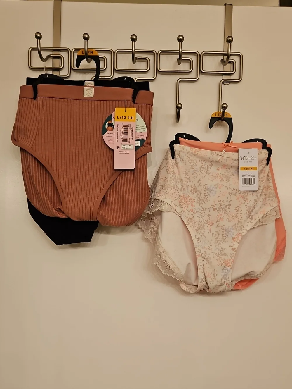 NWT Womens Brief Underwear Lot 4 Pairs Large 12 14 Kindly Yours Jessica Simpson